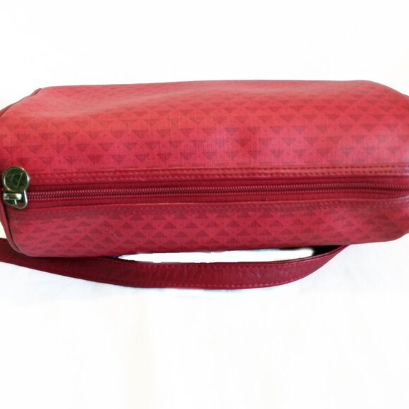 Vintage 1980;s Liz Claiborne-Red Triangle Logo-Crossbody Bag - Picture 8 of 15